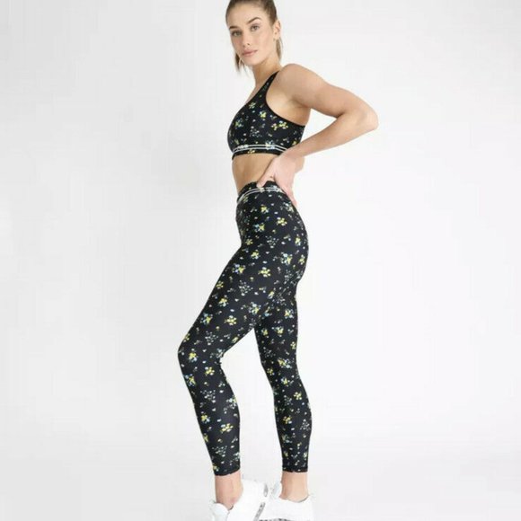 NWT Adam Selman Sz XL-XXL Sport Hi-Rise Wildflower Print Legging 💖Floral - Picture 3 of 14